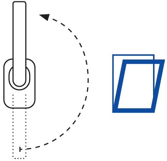 Otwieranie okna uchylnego - sposób przekręcenia klamki