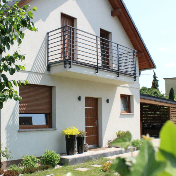 Okna Filplast w domu jednorodzinny w Strzelcach Opolskich